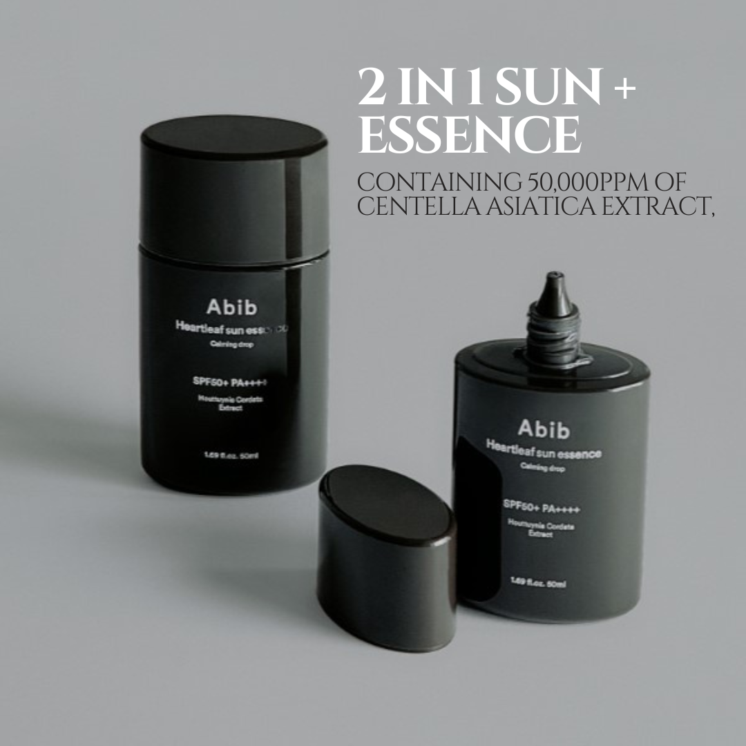 ABIB - Heartleaf Sun Essence Calming Drop SPF50+ PA++++ -50ml