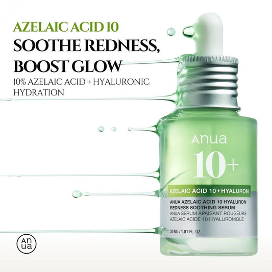 Azelaic Acid 10 Hyaluron Redness Soothing Serum - 30ml