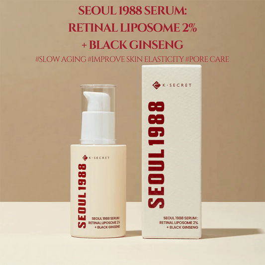 SEOUL 1988 Serum : Retinal Liposome 2% + Black Ginseng - 30mL