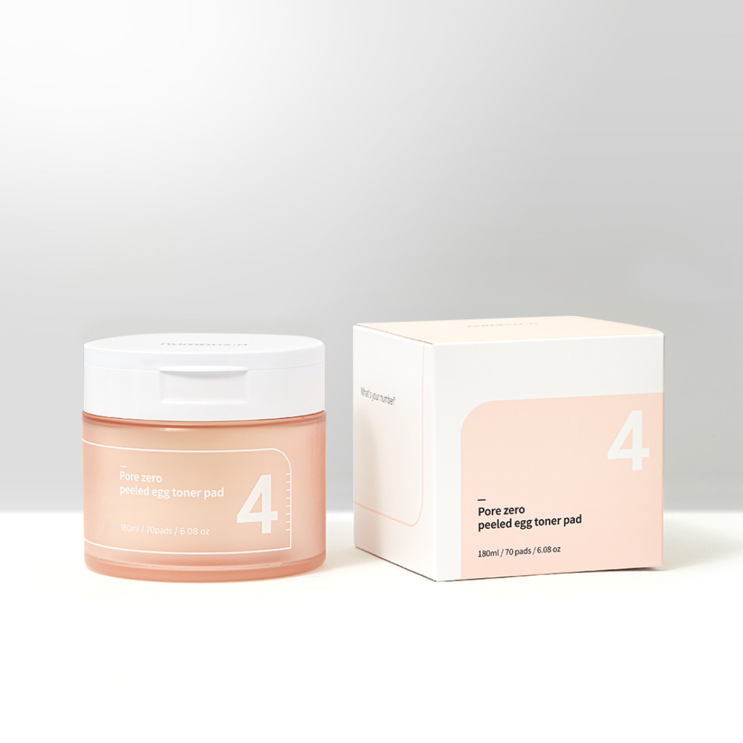 NUMBUZIN - No.4 Pore Zero Peeled Egg Toner Pad (70 Pads)