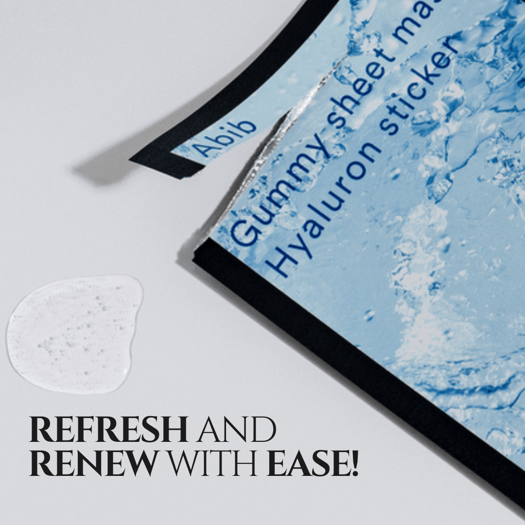 Gummy Sheet Mask Hyaluron Sticker (10pc)
