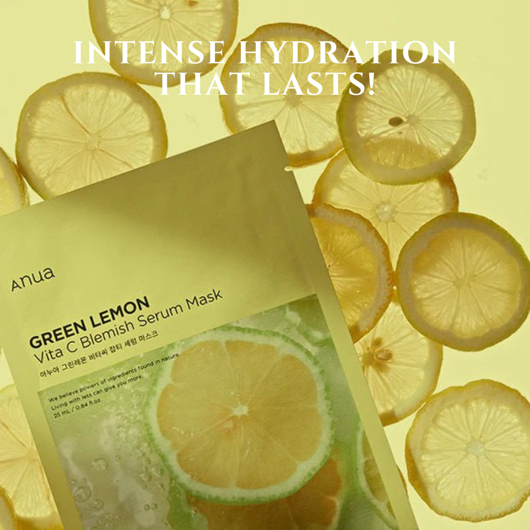 ANUA - Green Lemon Vita C Blemish Serum Mask (1pc)