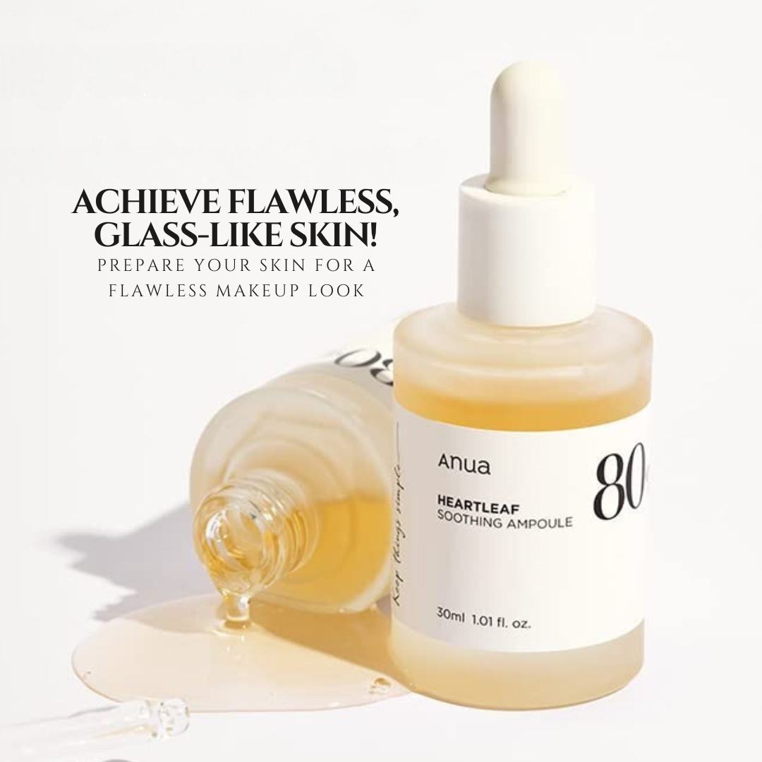 ANUA- Heartleaf 80% Moisture Soothing Ampoule