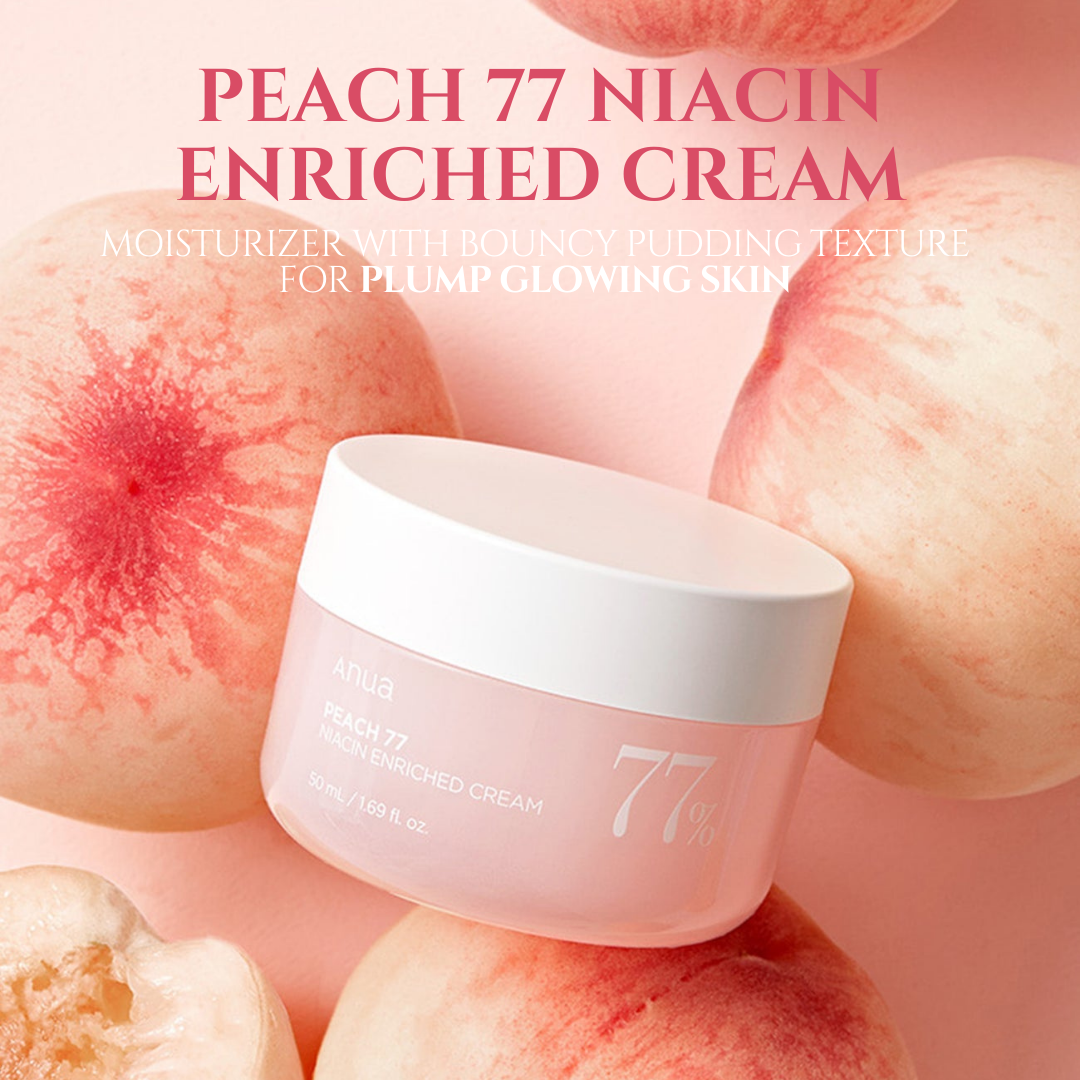 ANUA - Peach 77 Niacin Enriched Cream - 50ml – Glowkor ANUA - Peach 77 Niacin Enriched Cream - 50ml – Glowkor