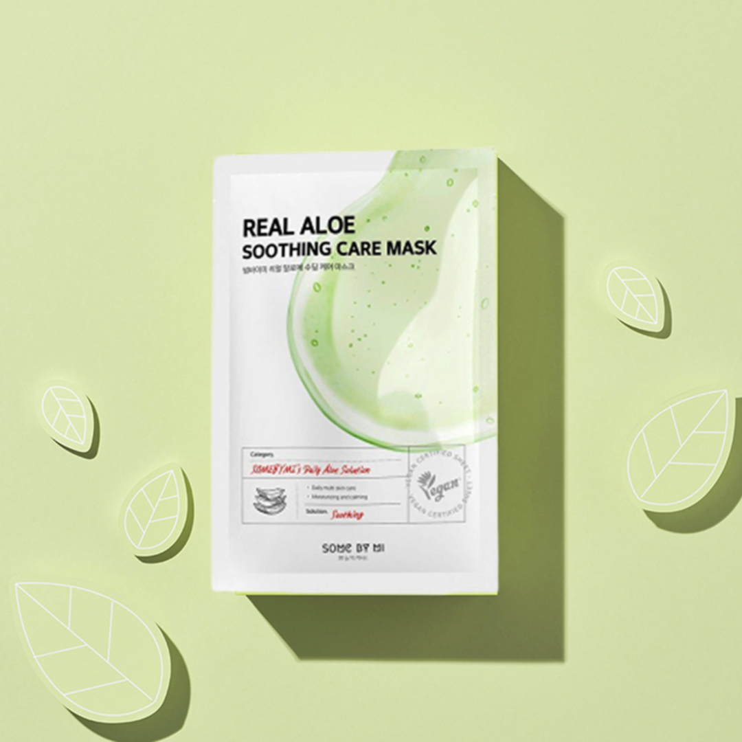 SOME BY MI - Real Aloe Soothing Care Mask (1pc)